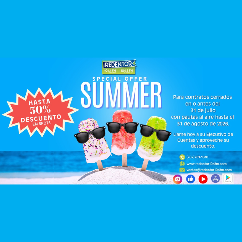 Summer Special Offer Redentor